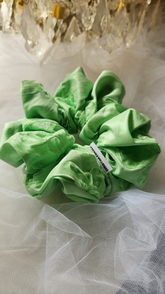 CE'S LUXURY EMBELLISHED SCRUNCHIE