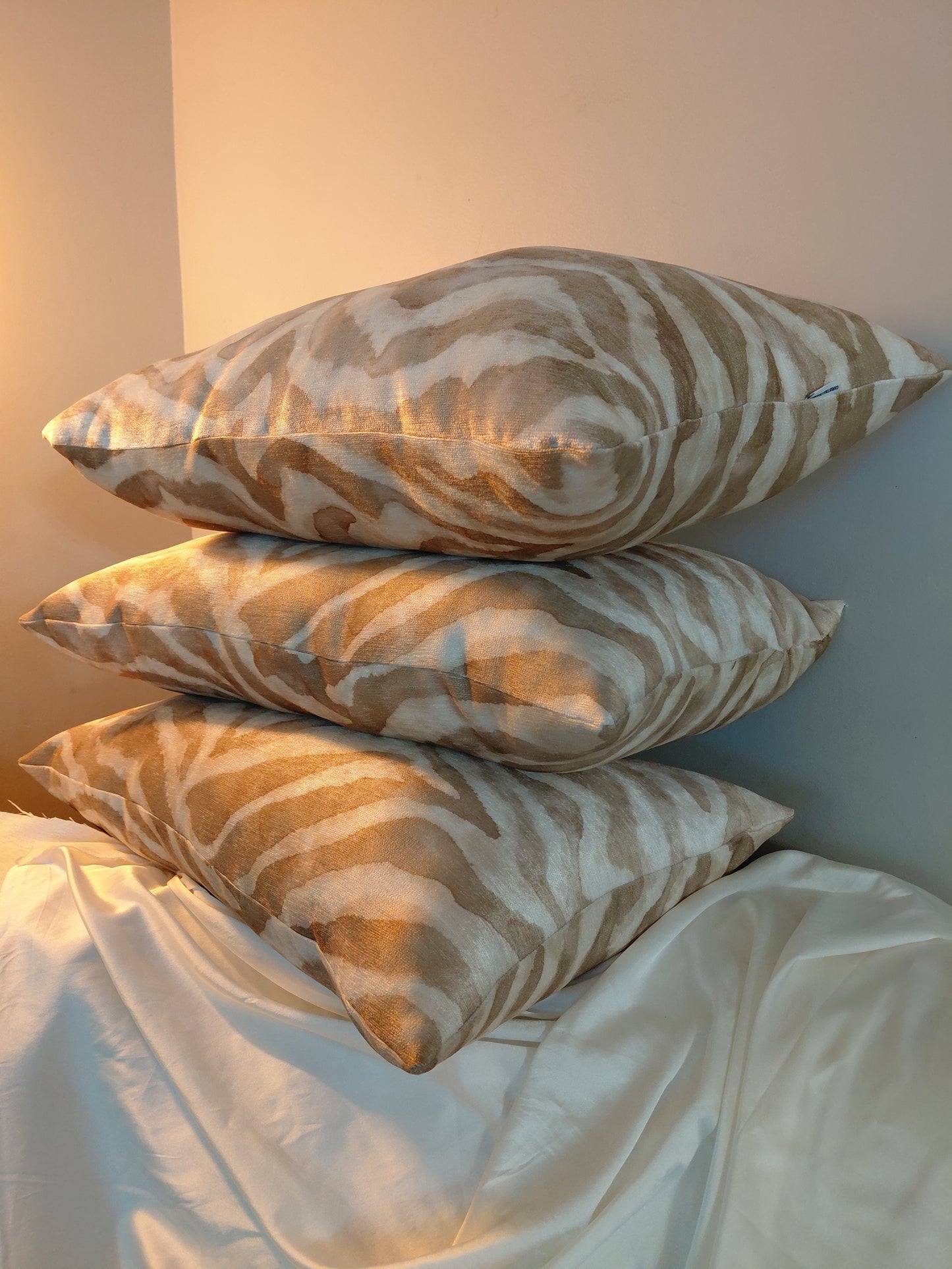 CHRISTINA EWANGA CASHAW ZEBRA PRINT CUSHIONS Set of 2