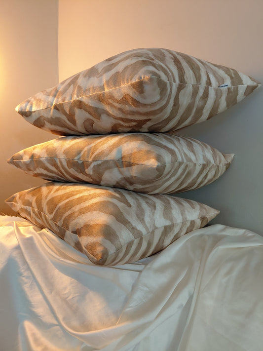 CHRISTINA EWANGA CASHAW ZEBRA PRINT CUSHIONS Set of 2