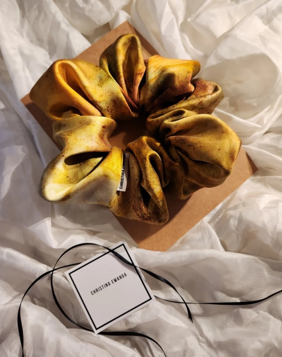 CE's Rusty -Dust Fall Scrunchie in Silk