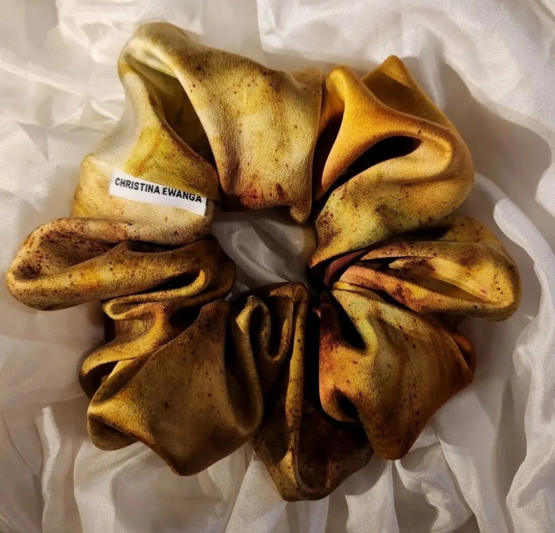 CE's Rusty -Dust Fall Scrunchie in Silk