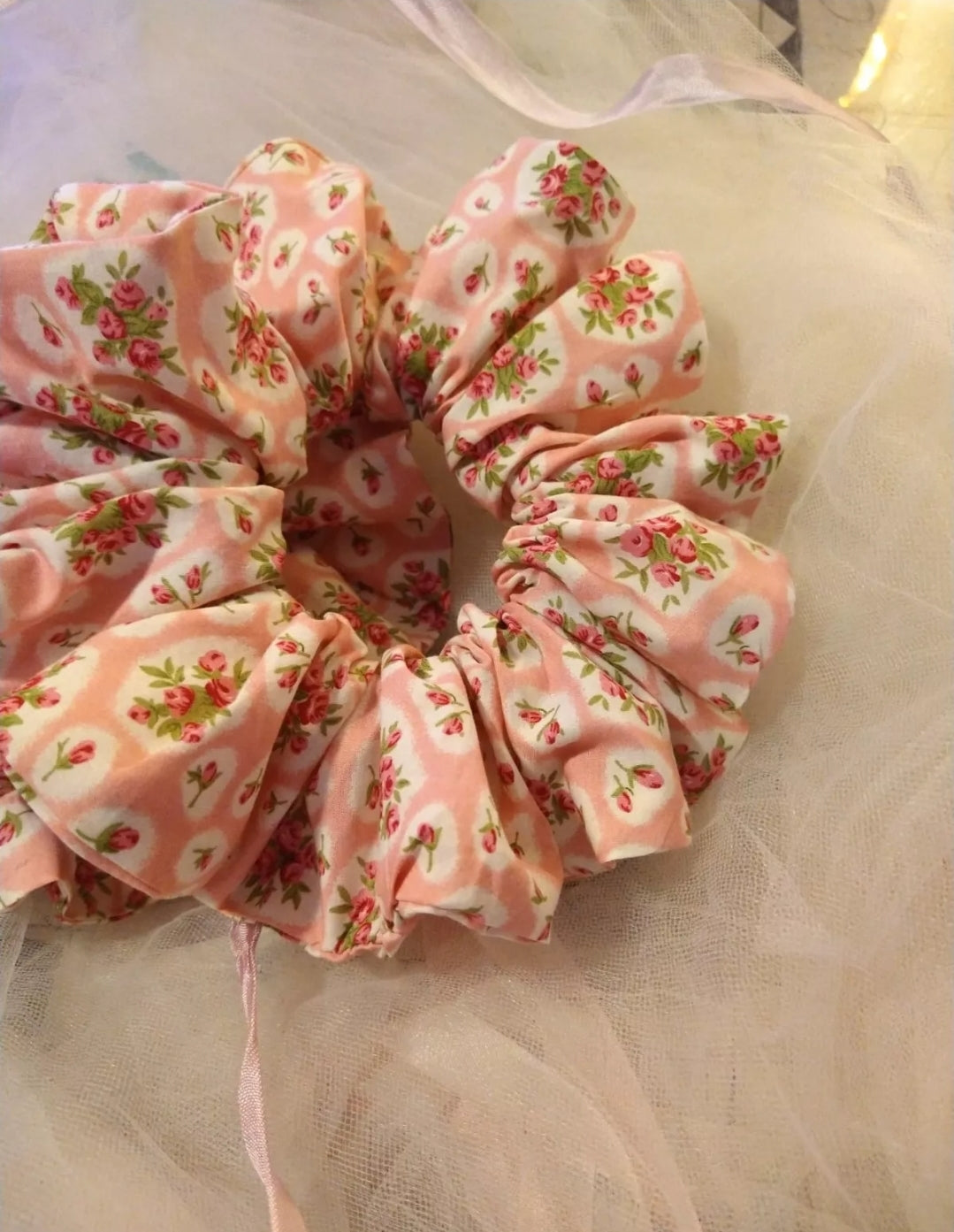 CE's Vintage Rose Scrunchie ( Set of 2)